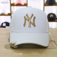 MLBˉ Official NY MZ Korean version of NY hat womens trendy outdoor western style baseball cap summer