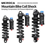 73GJ MEROCA MTB Shock Absorber 550LBS 190/210/230MM Coil Spring with Damping Rear Shock for Full - S