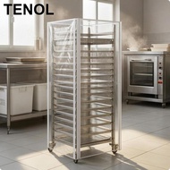 [TENOL] Transparent Dust Cover 70 Cm Wide Pastry Tray Rack Cover 70-58-153cm