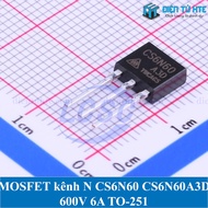 N-channel MOSFET CS6N60 CS6N60A3D 600V 6A TO-251