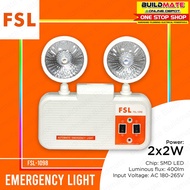 FSL Automatic Emergency Led Light 2 x 2 Watts FSL-1098 •BUILDMATE•