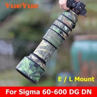 สำหรับ Sigma 60-600 DG DN OS กีฬาเลนส์กันน้ำเสื้อกันหนาวลายทหารปลอกที่บังฝนไนลอน S ผ้า60-600มม. F4.5-6.3 Xingmeishuyong