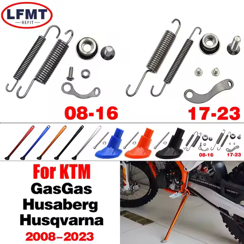 Motorcycle Parking Side Stand With Spring Kit For Husaberg FE FX TE Gas Gas EX EC EXF ECF 125-570 20