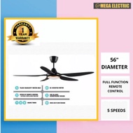 DEKA CEILING FAN WITH 3 COLOR LED LIGHT DC2-313LBK | KIPAS 3 WARNA LED