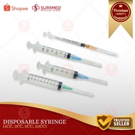 SURRMED DISPOSABLE SYRINGE (1CC, 3CC, 5CC, 10CC)