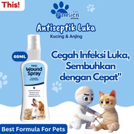 This Wound Spray 60ml | External Wound Medicine for Cats & Dogs | Antiseptic Safe to Lick for Pets