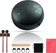 Rain Drum Set Outdoor Garden Instrument 6 Inch 8 Tone Steel Tongue Drum Handpan Meditation Drum Musi