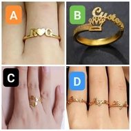 Custom name ring