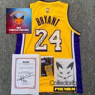 Kobe Bryant 24號湖人隊球衣 親筆簽名 (有證書)