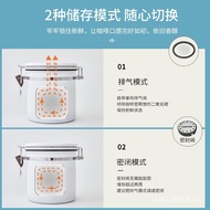 Coffee Storage Bean Tank Storage Powder Coffee Bean One-Way Sealed Tank Bean Vacuum Nourishing Exhau