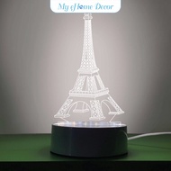 Paris Eiffel Tower LED Decor Light