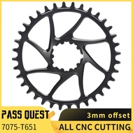 PASS QUEST SRAM GXP/DUB BOOST (3mm offset) Round Narrow Wide Chainring