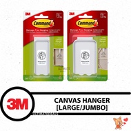 3M Command™ 17044 /17045 Picture Hanging Strips Canvas Hanger - Holds Up to 1.3KG & 2.2KG