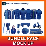 Mockup Baju Jersey Tshirt Jacket - Bundle Pack - Sublimation / Mockup | High Quality PSD