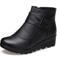 SEPATU SANDRA BOOTS CUERO KULIT SAPI RESLETING SAMPING MODEL PITA SAMPING