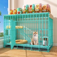 Cat Cage Oversized Cat Indoor Cat Litter Double Layer Kitten Cat Toilet Household Integrated Dedicat