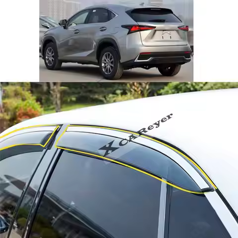 For Lexus NX200T NX300H 2015 2016 2017 2018 2019 2020 Car Sticker Plastic Window Glass Wind Visor Ra