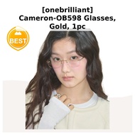 [One Brilliant] Cameron-OB598-Gold Glasses,  1pc / Korean Glasses / Stylish Gold Frame