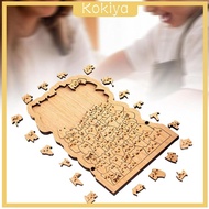 [Kokiya] Montessori Toy Sensory Toy Practicing Develop Intelligence Wooden Puzzle Toy