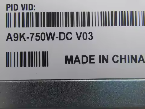 A9K-750W-DC Power Supply