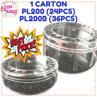 Cookies Container Carton With Bubble Wrap | Balang Biskut Kuih Raya | Cookies Container | Round Plas