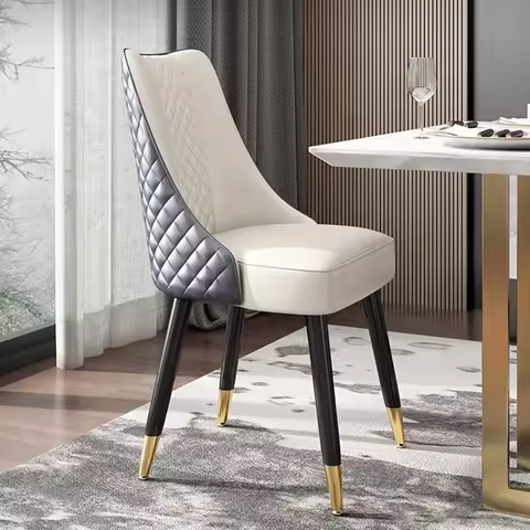 Back Support Modern Dining Chairs Luxury Ergonomic Back Support Living Room Chairs Lazy Transats Lou