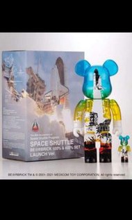 Medicom toy bearbrick NASA SPACE SHUTTLE LAUNCH ver. 400% & 100%
 be@rbrick
set bear figure