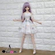 Dollremi◆1/3 露肩碎花洋裝 DD Smart Doll◇現貨◆MonJouJou代理