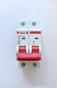 Himel MCB 6A/10A/16A/20A/32A/40A/63A 2P 6ka 3 Series SIRIM Approved