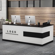 Beauty Salon Reception Table Paint Welcome Counter Bar Table Front Desk Cash Register Clothing Store