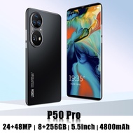 【hp murah dibawah 1 juta baru】5.5 Inci Layar P50 pro Smartphone