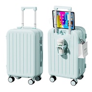 Tpartter กระเป๋าเดินทาง 20 นิ้ว Trolley Suitcase กระเป๋าเดินทาซิป 24 นิ้ว มีพอร์ต USB กระเป๋าเดินทาง