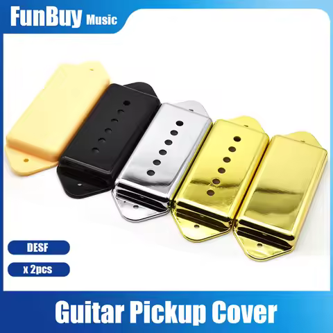1Pair Bridge and Neck Pickup Cover Plastic 52mm/ 50mm Guitar Pickup Accessories Replaces for P90 P-9