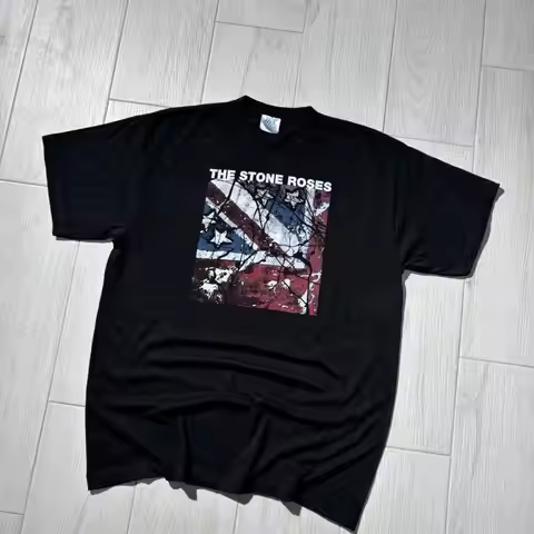Vintage The Stone Roses Band Tees Tshirt 00’s Music Tour Black Mens Size XL