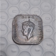 Old Coin syiling 1Cent George VI King emperor 1939