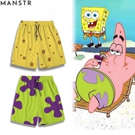 M-5XL Trendy Cartoon Unisex Summer Beach Shorts Loose Fit Casual Pants