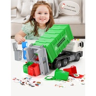 Children's educational toys Simulation garbage sorting sanitation truck Inertia garbage truck