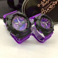 GA110 Purple Black G-Shock Couple