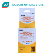 CALCIUMADE Tablet 12s (Minerals + Cholecalciferol (Vitamin D3))