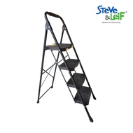 Steve & Leif Heavy-Duty 4-Step Folding Portable Multipurpose Ladder