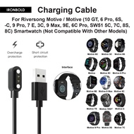 USB Charger For Riversong Motive 10 GT 6 Pro 6S -C 9 Pro 7E 3C 9 Max 9E 6C Pro 5C 7C 8S 8C Smartwatc