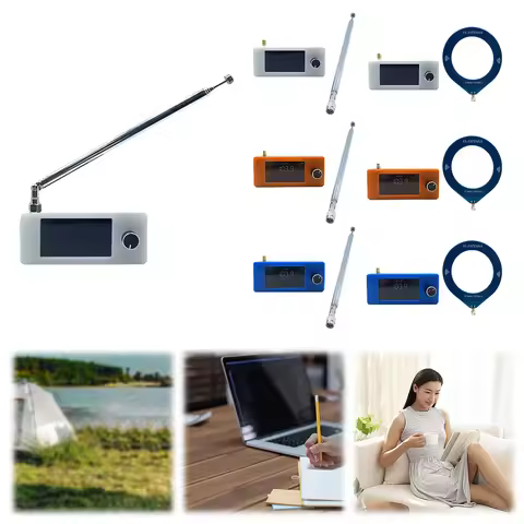 SI4732 0.5-108mhz Portable Radio LSB USB AM FM FM/AM Radio 1.9inch IPS Screen All Band Radio Receive