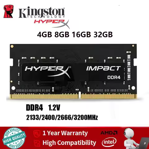 DDR4 Memory Hyperx 4gb 16GB 8GB 32GB DDR4 3200MHz 2666MHz 2400MHz Sodimm for Notebook 1.2V 260pin RA