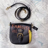 Coach x Jean Michel Basquiat 聯名限定 側背包 塗鴉