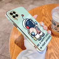 Casing For Samsung Galaxy M33 M23 M14 5G M62 F62 M22 M12 Softcase Luxury Plating TPU Casing Cartoon 