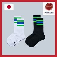 【From Japan】FamilyMart Line Socks (unisex) - Convenience Black / Convenience White - 22-25 cm (EU 35