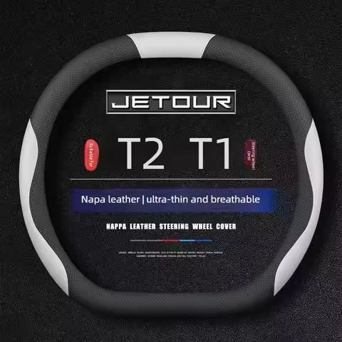 Leather Car Steering Wheel Cover for Jetour T2 T1 2024 2025 2026 Accessories