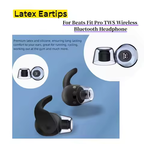 Soft Latex Ear Tips for Beats Fit Pro Sony WF-1000XM5 Wireless Bluetooth Earphone Anti-slip Silicone