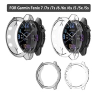 TPU Transparent Protective Case For Garmin Fenix 7 6 5 Fenix 7x 6x 5x Fenix 7s 6s 5s