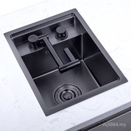 304 Bar Sink Small Size Island Table Hidden Stainless Steel Sink Thickened Coffee Shop Dedicated Com